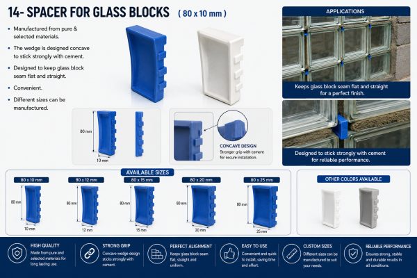 Spacer for Glass Blocks